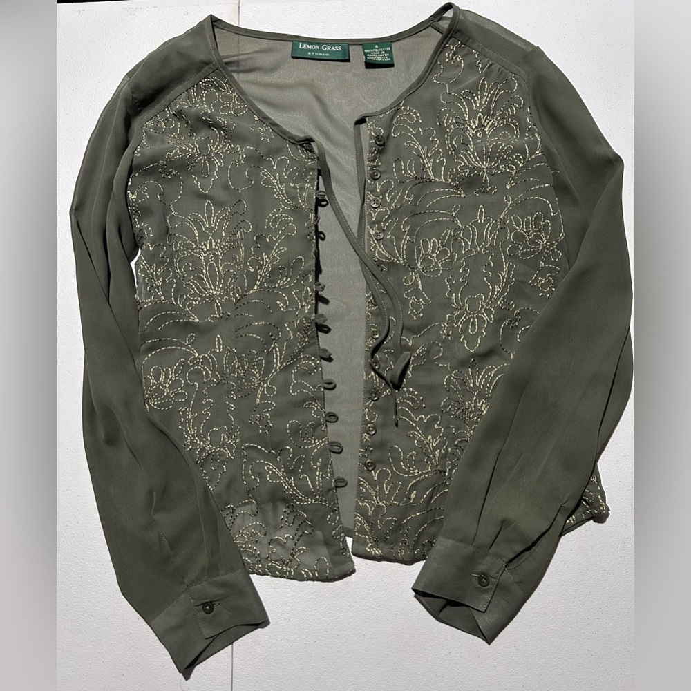 Mesh button up - Picture 2 of 8